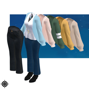 【VRC想定】 萌用Brouse&Caridgan 缩略图 5