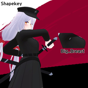 【VRC想定】 リバースクラウン制服 -武刃- 【卯月用】 缩略图 4