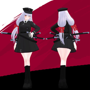 【VRC想定】 リバースクラウン制服 -武刃- 【卯月用】 缩略图 2