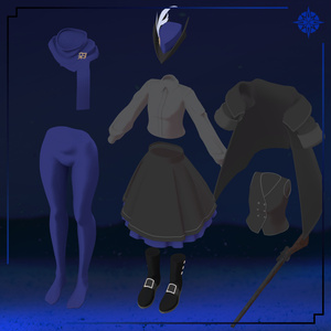 【VRC想定】Der Freischütz Uniform 「マヌカ用」 缩略图 4
