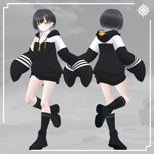 【VRC想定】Penguin Hoodie【ビナア】 缩略图 2