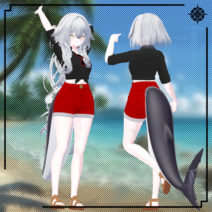 【VRC想定】トロピカルブリーズ(Shirts&Hot Pants) 【ルルネ】 缩略图 5