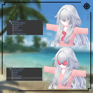 【VRC想定】トロピカルブリーズ(Shirts&Hot Pants) 【ルルネ】 缩略图 6