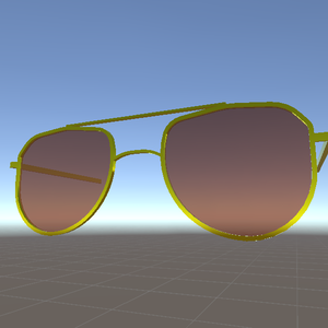 【VRC向け3Dモデル】サングラス