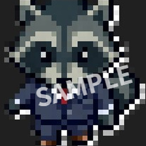 【pictSQUARE用アバターデータ】スーツのたぬき？ではない（ドット絵素材）