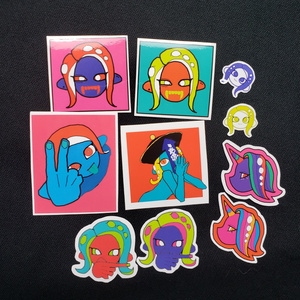 スプラトゥーン　まとめ売り　アクリルキーホルダー　缶バッジ empty | PRODUCT | Others | スプラトゥーン イカす ラバーつき