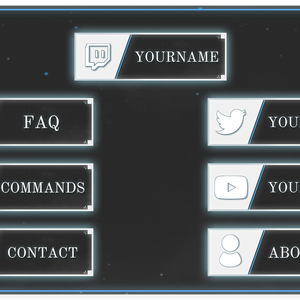 【TwitchPanel】SPACE ツイッチパネル画像【配信】