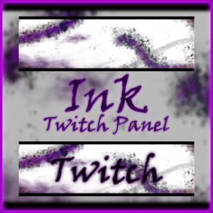 【Twitch Panel】Ink 【配信素材】