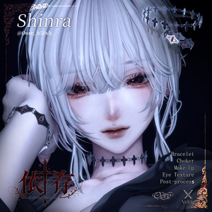 【男女9アバター対応】依存Makeup & Eyes texture 7color+Post-process Veloa X Oore 缩略图 15