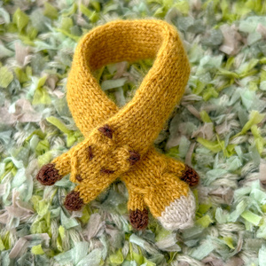 Yellow fox scarf