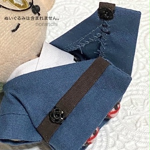 ☆感謝価格☆【10cmぬい服】セミオーダーメイド文字刺繍入り