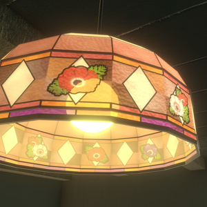 【VRChat向け】ダサカワ昭和レトロランプシェード 3Dモデル 缩略图 7