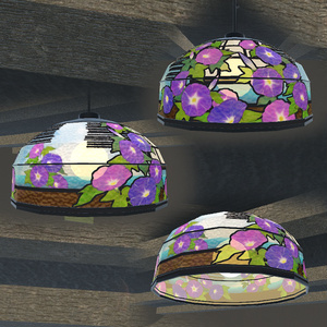 【VRChat向け】ダサカワ昭和レトロランプシェード 3Dモデル 缩略图 4