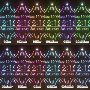VRChat向けデジタル時計 - LumineClock - 缩略图 2
