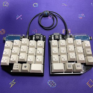 試作品】mapo46rp_row 自作キーボード トラックボール対応 - ma_po_daisuki - BOOTH