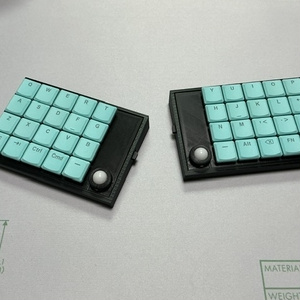 Pyuron ZMK 無線ダブルトラックボールキーボード - sor_mechkeeb - BOOTH