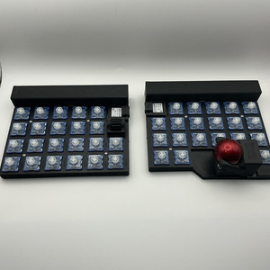 MonoOwl 4x6 ZMK 無線分割ロープロダブルトラボキーボード
