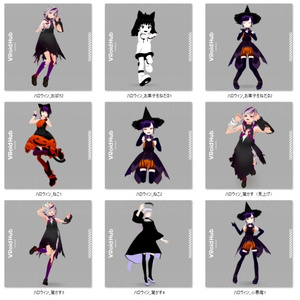 便利なポーズライブラリ03（json/anim/vrma）Halloween 缩略图 17