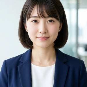 【無料】AI人物素材サンプル 6枚｜受付・事務3枚＋在宅ワーク3枚｜同一人物・商用OK｜castock