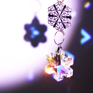 【希少】天使の囁き~細氷のサンキャッチャー ☆ Swarovski Crystal使用