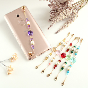 ハンドメイド　パラコード　スマホストラップ ハンドメイド ストラップ スマホ ショルダー パラコード 花x4