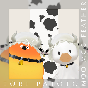 【Bird/鳥、patoto対応】Moo moo Feather