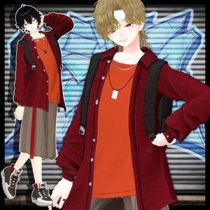 👟路地裏オフビート【19アバター対応】【YMファンメイド】 缩略图 28