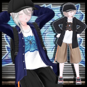 👟路地裏オフビート【19アバター対応】【YMファンメイド】 缩略图 21