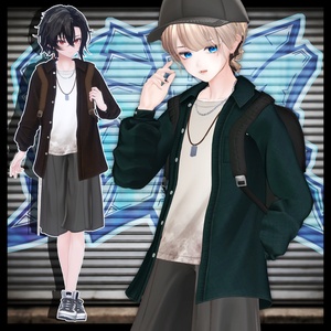 👟路地裏オフビート【19アバター対応】【YMファンメイド】 缩略图 22