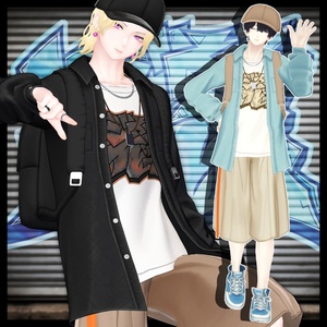 👟路地裏オフビート【19アバター対応】【YMファンメイド】 缩略图 27