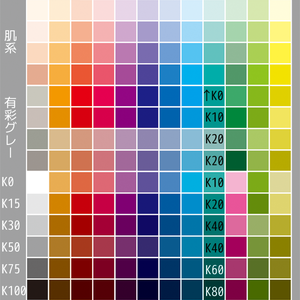 【SAI2】CMYK互換カラーパレット