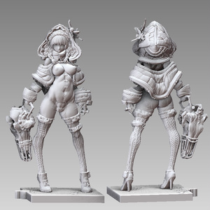 『REDHOOD / 11:00AM』　STL file for 3D printing 缩略图 2