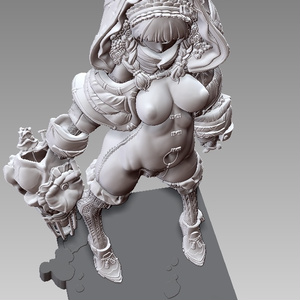 『REDHOOD / 11:00AM』　STL file for 3D printing 缩略图 5