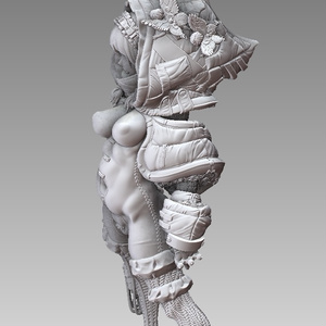 『REDHOOD / 11:00AM』　STL file for 3D printing 缩略图 8