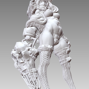 『REDHOOD / 11:00AM』　STL file for 3D printing 缩略图 6