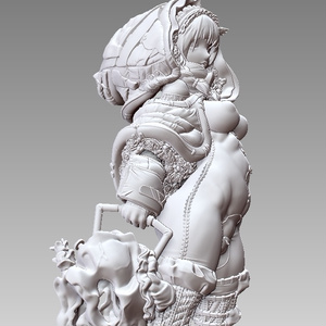 『REDHOOD / 11:00AM』　STL file for 3D printing 缩略图 4