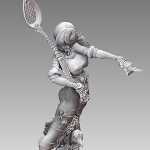 『StrawbberyDemon / 阿』　STL file for 3D printing 缩略图 3