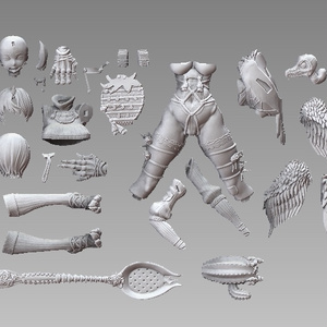 『StrawbberyDemon / 阿』　STL file for 3D printing 缩略图 7