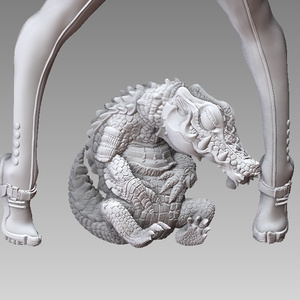『GreenAppleMemon / 吽』　STL file for 3D printing 缩略图 9