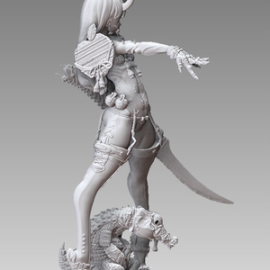 『GreenAppleMemon / 吽』　STL file for 3D printing 缩略图 8