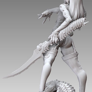 『GreenAppleMemon / 吽』　STL file for 3D printing 缩略图 6