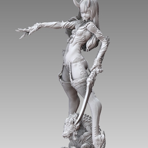 『GreenAppleMemon / 吽』　STL file for 3D printing 缩略图 3