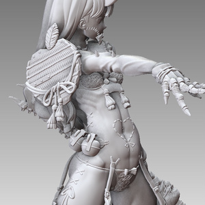 『GreenAppleMemon / 吽』　STL file for 3D printing 缩略图 5