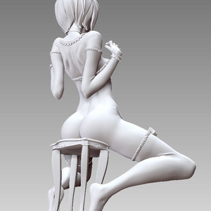 『Stepgirl-FOX』　STL file for 3D printing 缩略图 4