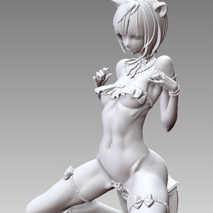 『Stepgirl-FOX』　STL file for 3D printing 缩略图 7