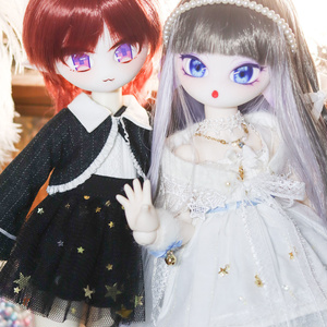 【無料配布】球体関節人形ヘッドモデルファイル スペースたん&宇宙魚