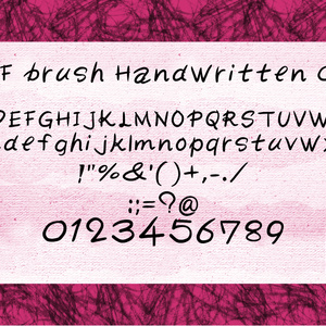 ASF brush Handwritten Font 017