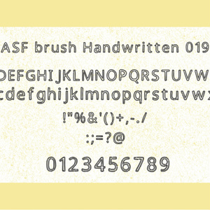 ASF brush Handwritten Font 019