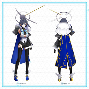 Ouro Kronii Unofficial MMDmodel 缩略图 3