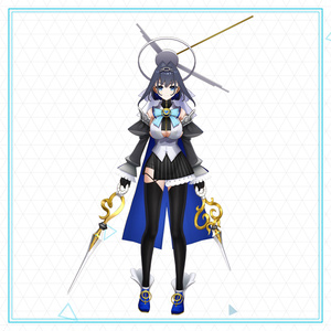 Ouro Kronii Unofficial MMDmodel 缩略图 2